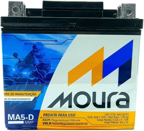 Bateria de Moto Moura Ma5-D